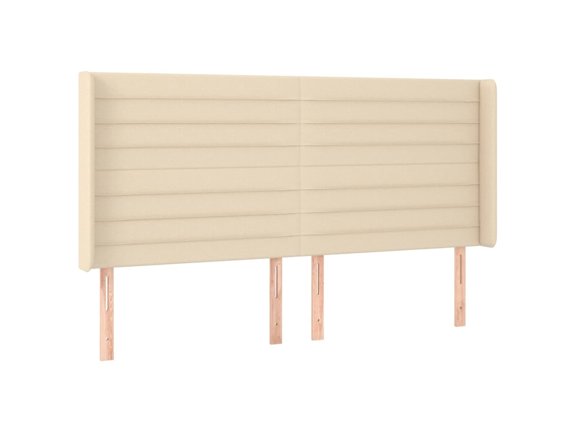 Headboard, Headboards Vidaxl Creme Tecido (183 X 16 X 118/128 Cm)