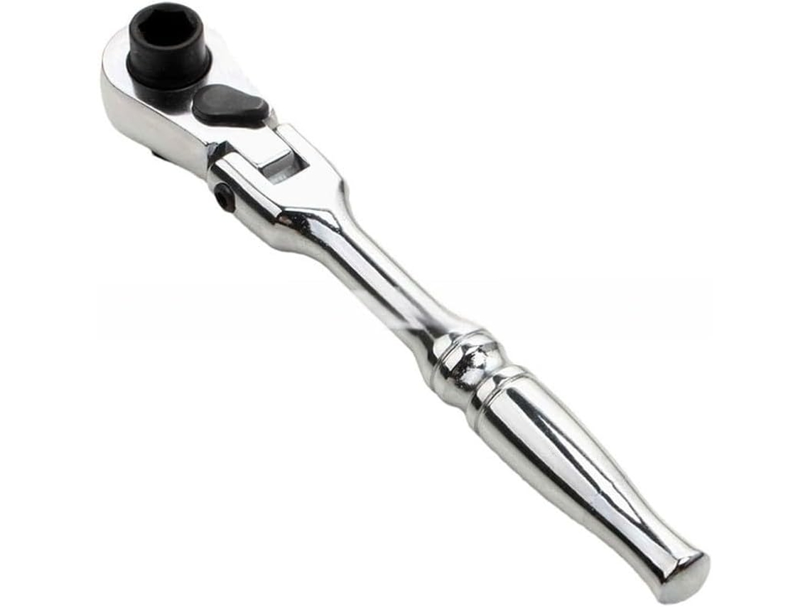 Chave De Com Cabeça 1/4" E 72 Dentes Para Espaços Apertados.