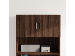 Armario de pared 80x42,5x40cm Derivados de madera de roble marrón