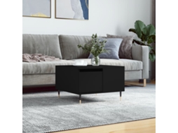 Vidaxl Mesa De Centro 55x55x36,5 Cm Derivados De Madeira Preto