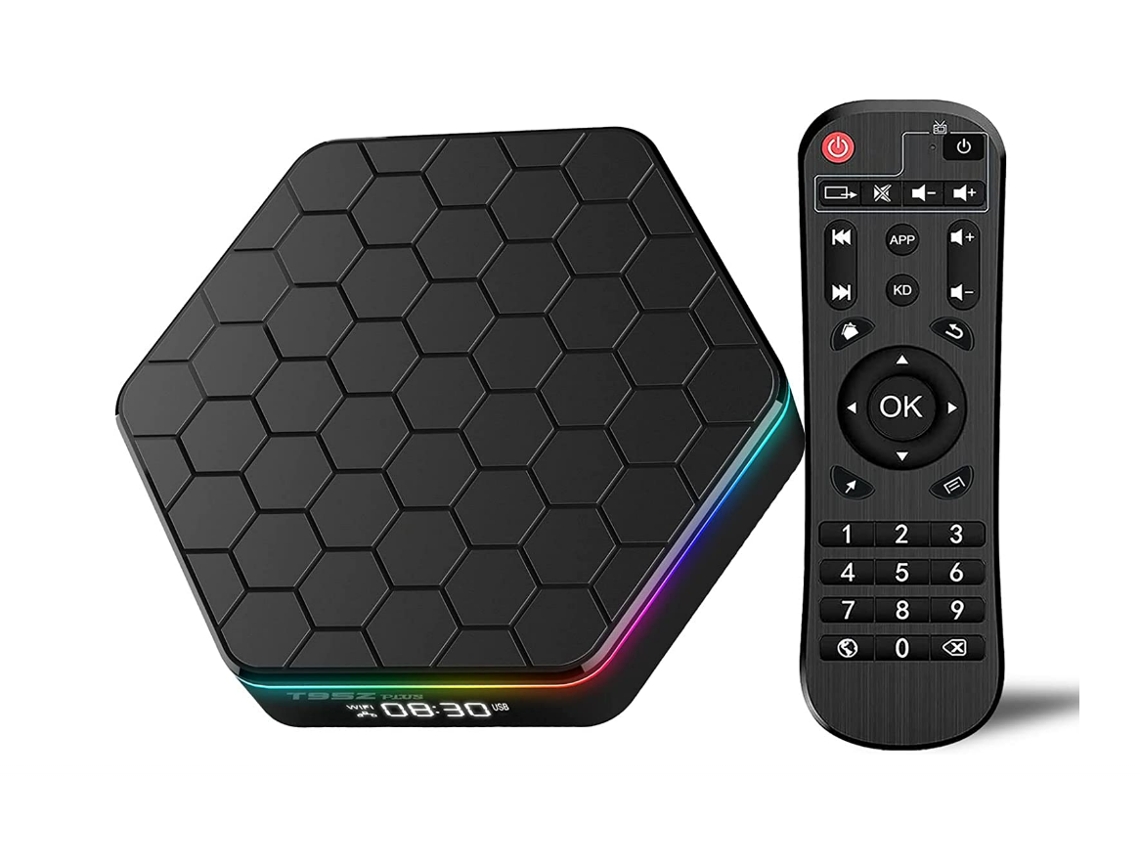 Box Smart Tv YIZHOOD Android 6K Ultra Hd 4Gb Ram Wifi Preto