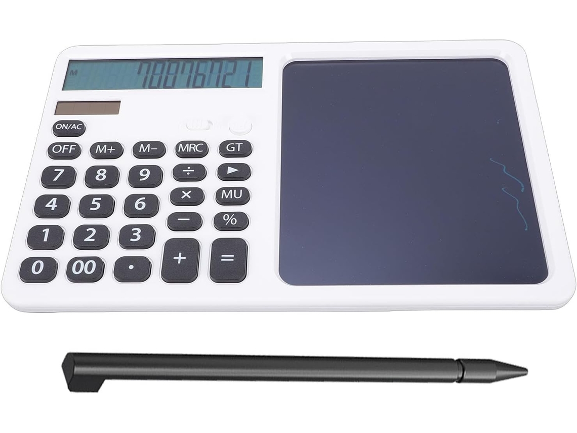 Calculadora De Mesa Portátil Grande, Com Ecrã Grande De 12 Polegadas