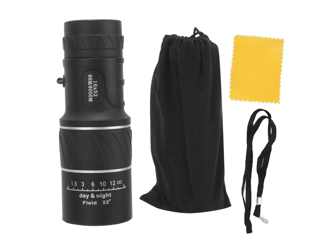 Telescópio Monocular 16x52 Dual Focus Alta Potência