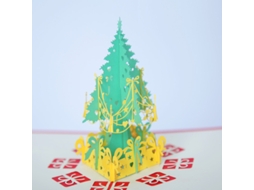 Peças Cartões De Felicitações De Natal 3d Presente Cartão De Felicitações Tridimensional Aquaforge