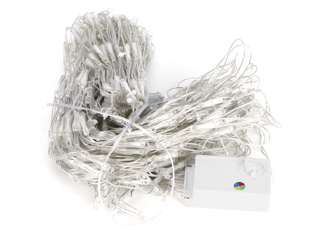 Luzes Rede Led 444led Ip Água 8 Modos Festas Casamentos Rgb S/MARCA