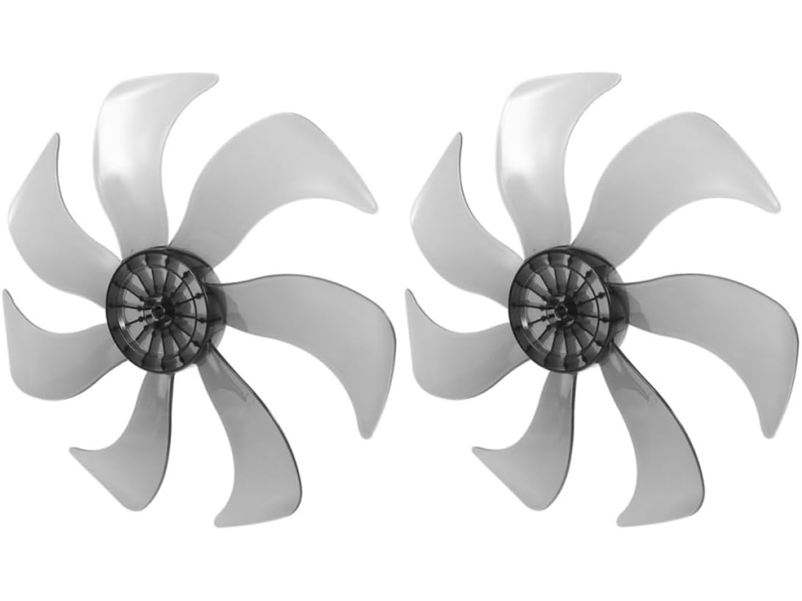 Conjunto De 2 Pás Para Ventilador De Pedestal De 14 Polegadas