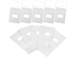 Kit De Reparo Para Persianas Verticais 10 Peças Abas Fixação Em Pvc Branco Compatíveis Com 2-polegadas
