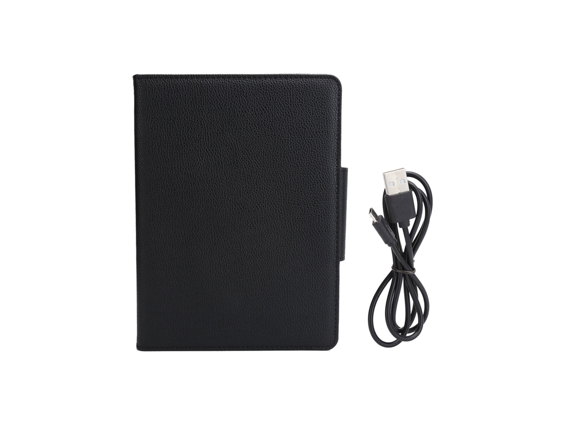 Teclado Bluetooth Com Capa Para Samsung Galaxy Tab A7 10.4 Polegadas 2020 T500/505 Suporte De Couro Preto