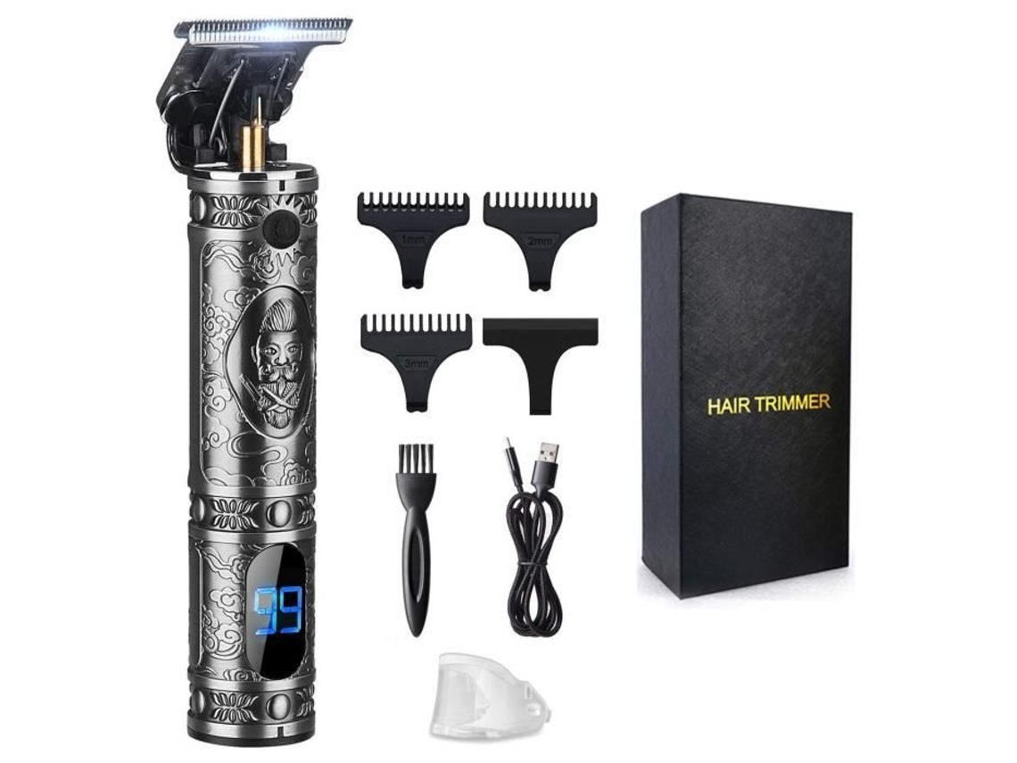 SURKER Usb Máquina de Cortar Cabelo Profissional Sem Fio Máquina de Cortar Barba Aparador Kit Recarregável