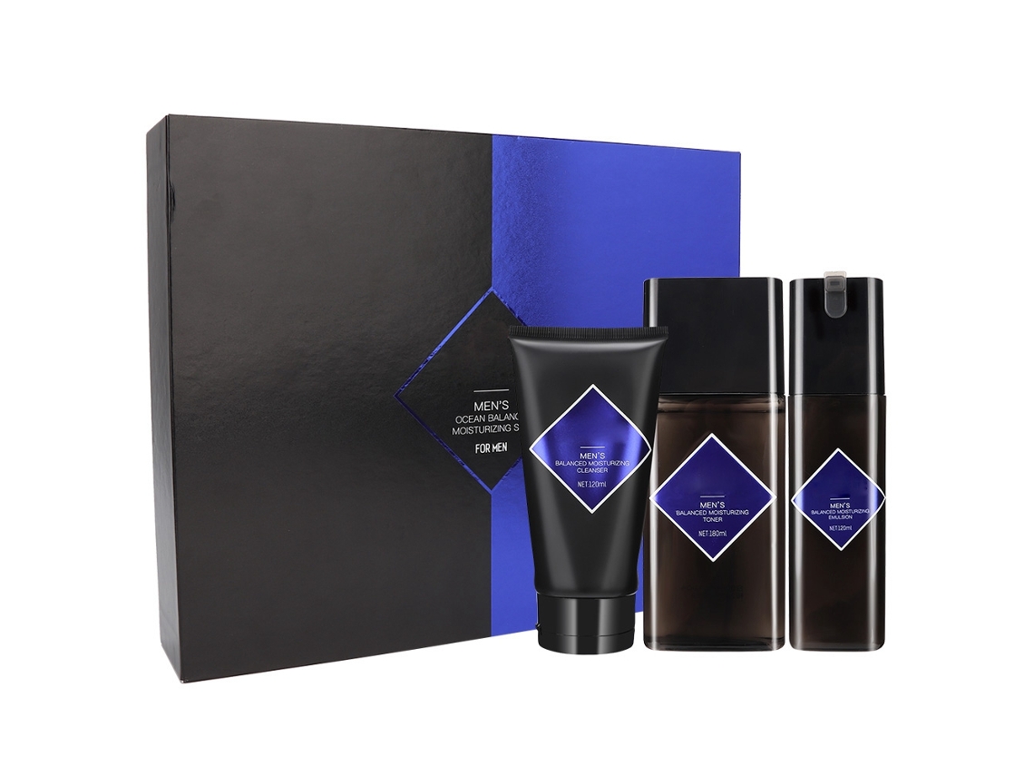 Kit De Limpeza Profunda Masculina Hidratação E Controle De Óleo