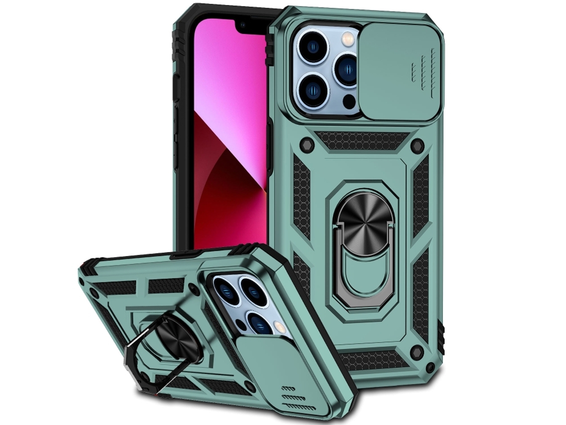 Capa Para Iphone 13 Pro Max - Suporte Deslizante Para Câmera
