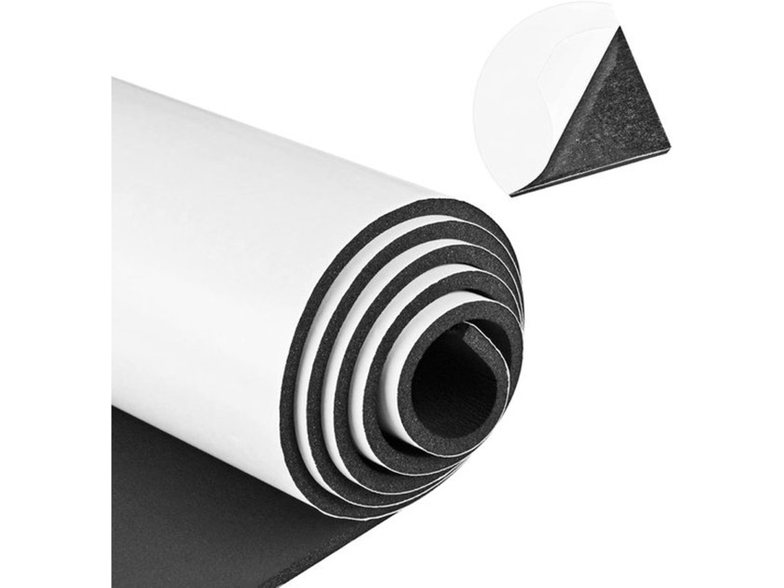 Escolha Sólida - Celrubber 300 Mm B X 3 Mm D X 2 M L - Autoadherente - Espuma De Rubber - Ajuste - Isolamento Acústico - Proteção Contra Choques - Ant