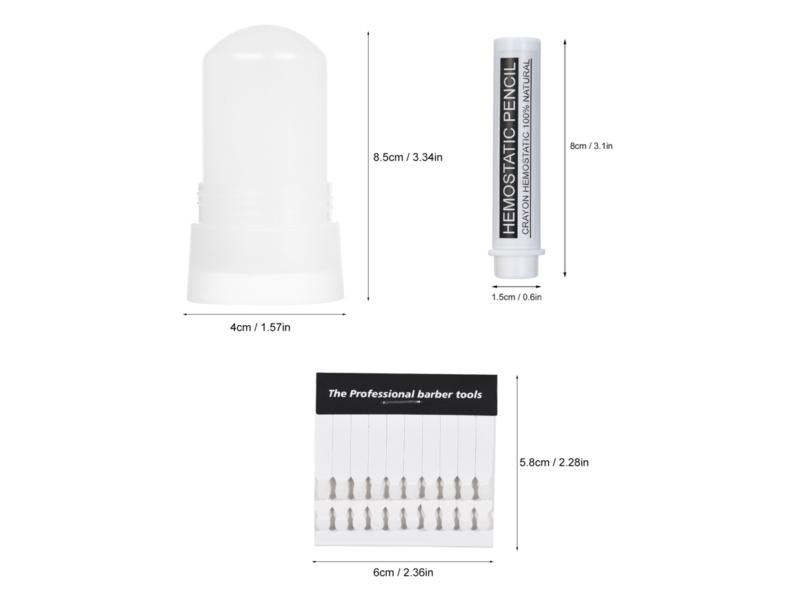 Pencil Estíptico Para Hemorragia Barbijo Alumina Natural