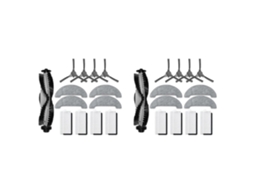Conjunto De 2 Peças Para Aspirador Robô Lydsto G1 / Polaris Pvcr 1226 / Coredy R750: Escova Lateral Principal, Filtro Hepa E Esfregão._ptg