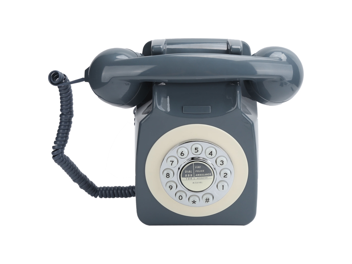 Telefone Fixo Estilo Europeu Telefone Estilo Pastoral Telefone Com Fio Clássico Retrô Antigo Slowmoose