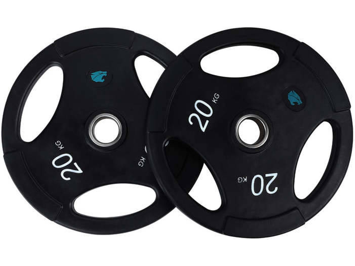 Discos de Musculação FITNESS TECH  de Borracha (20KG)