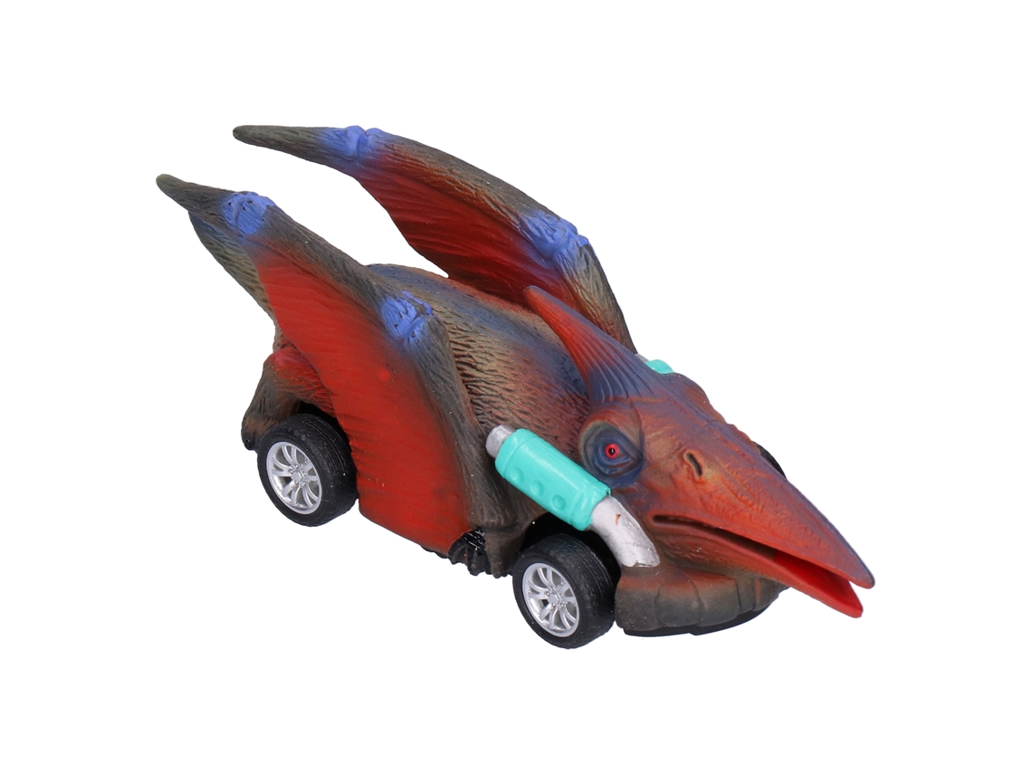 Ats modelo de Dinossauro com Tração para Trás Carro de Brinquedo Educativo de Quatro Rodas para Crianças