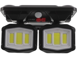 Luminária de Parede Solar com Sensor de Indução, 108 Leds, 3 Cabeças Dobráveis, Iluminação Externa para Jardim, Pátio e Varanda. SFUSHOS