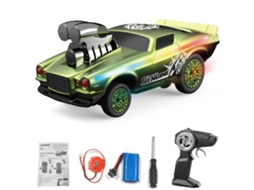Carro De Derrapagem Controle Remoto 2.4ghz Com Efeito De Balanço E Luzes Led Presente De Natal Aniversário Para Meninos Meninas