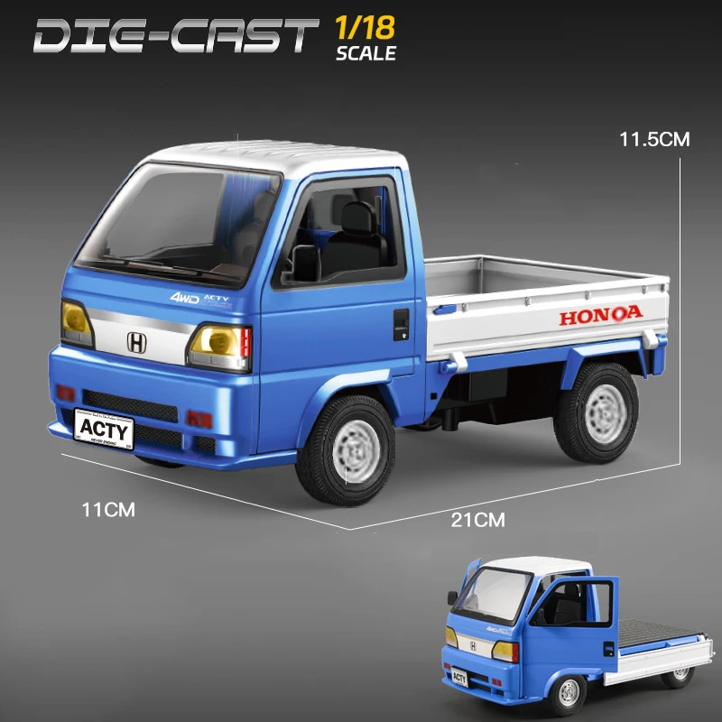(azul) Miniatura De Carro Em Liga Metálica, Escala 1:18, Com Som E Luz.