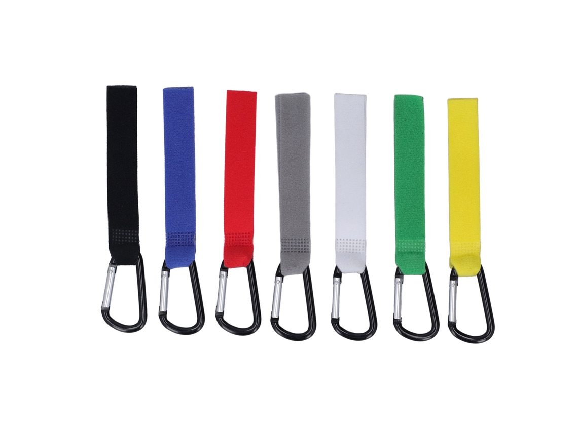 Mali 7pcs Gancho de Carrinho de Bebê de Alumínio com Velcro Gancho Universal para Sacolas