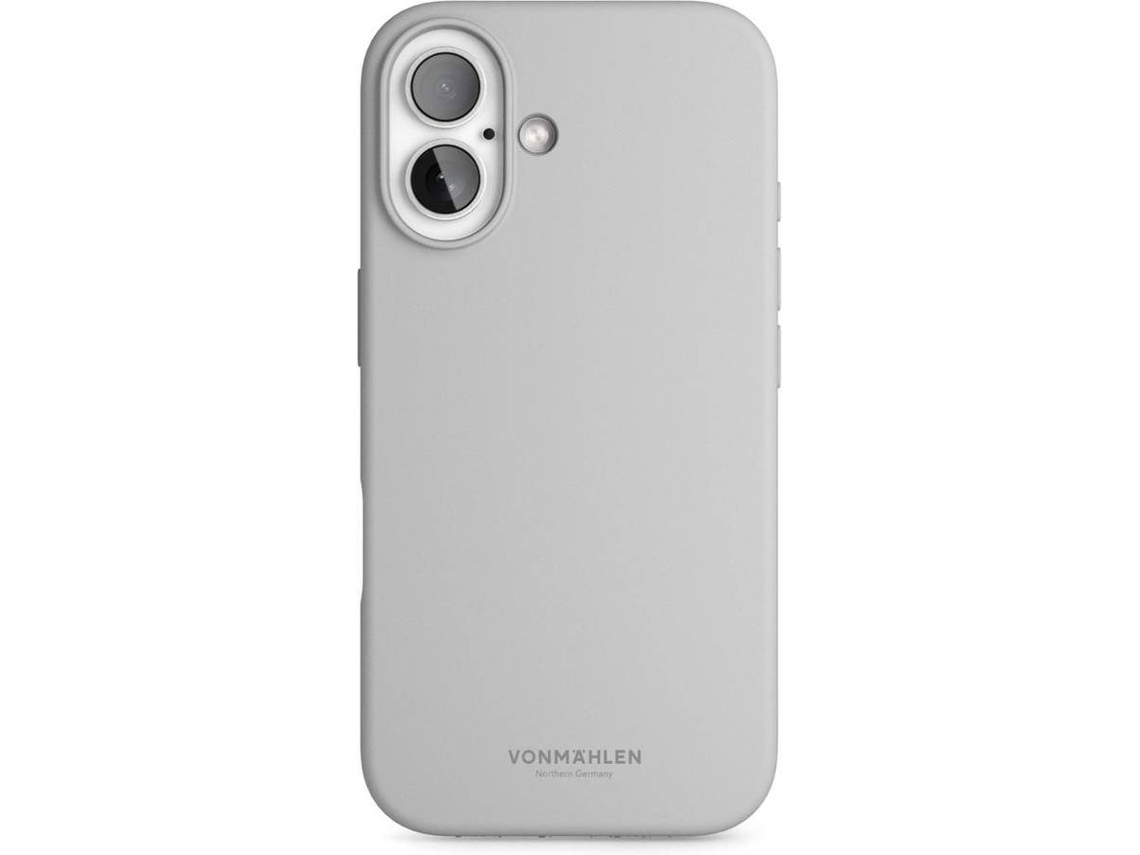 Capa VONMÄHLEN iPhone 16 Silicone com MagSafe (Cinzento)