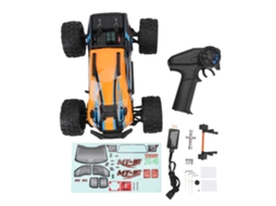 Carrinho de Controle Remoto Sem Escovas 1/16 Alta Velocidade Off road Laranja