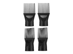 Conjunto de 4 Peças Pentes Universais para Secador Cabelo, Incluindo Pente Ar Quente e Acessório Cabelo. GOKOCO