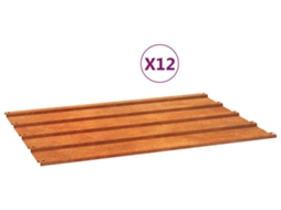 Roof Panel, Roof Panels Vidaxl Marrom Aço (60 X 44 Cm)