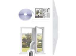 Kit De Vedação Para Janela Ar Condicionado, Conjunto De Isolamento Com Zíper Para Ventilação Ar Condicionado, Kit De
