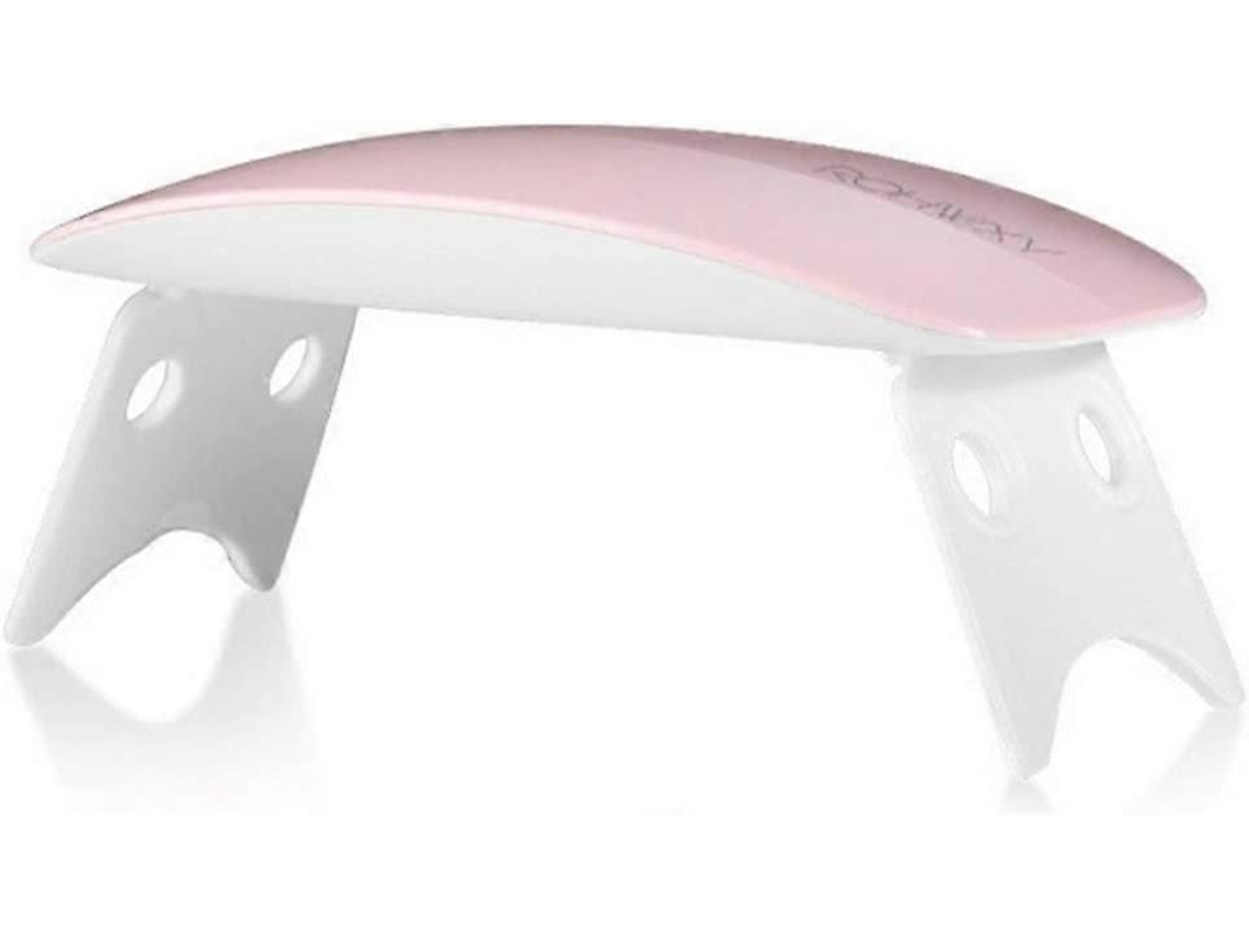 Secador de Unhas 6w Lâmpada Mini Led Light Uv Gel Folding Mouse Máquina Fototerapia Portát Il Nail Lamp Tool Rosa GOKOCO
