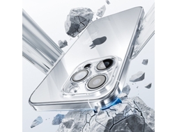 Capa Transparente Baseus Simple Series Para Telemóvel, Compatível Com Iphone 16 Pro Max, À Prova De Choque, Com Airbag E Também Com Iphone 16 Plus