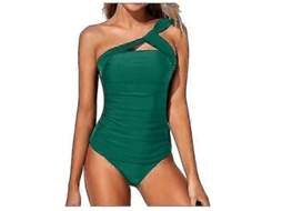 Traje De Banho Tankini Para Mulheres De Alta Qualidade, Tamanhos Xs A Xxl, Ideal Para Férias Tropicais E Atividades Esportivas Verde