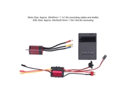 Mali kit Motor Brushless M2838 35a Esc 3700kv para Carros Rc 1/14 1/16 com Cartão de Programação