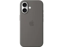 Capa APPLE Silicone Case com MagSafe para iPhone 16 (Stone Gray)
