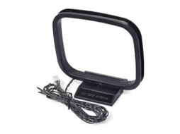 Antena De Quadro Am/ Fm Com Conector 3 Pinos Para Sistema Som Receptor Hifi