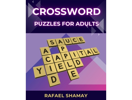 Livro Crossword Puzzle Book for Adults Large Print Easy Puzzles with Solutions de Rafael Shamay (Inglês)