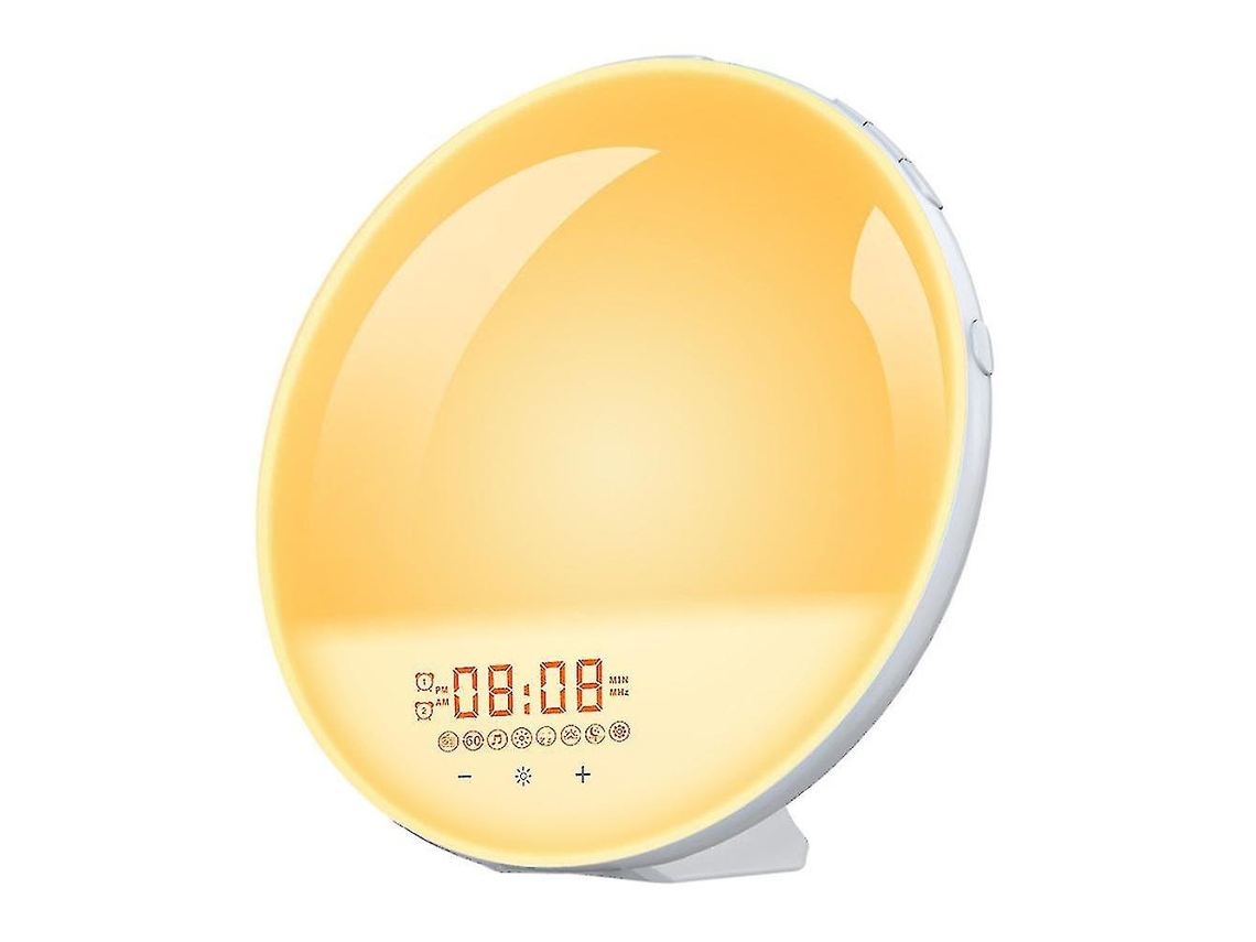 Lurelia Simule O Nascer E O Pôr Do Sol Para Ajudar A Dormir Atmosfera Colorida Pequena Luz Noturna Led Luz De Despertar Natural Despertador