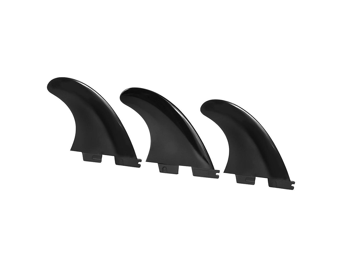 Conjunto De Quilhas, Para Prancha De Surf, Fcs2, G5, Nylon / Plástico, 3 Peças, Preto, Sup/longboard