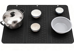 Tapete para forno, protetor de lareira, tapete de silicone para proteção de bancada, resistente ao calor, para casa e trailer.