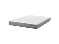 Colchão duplo 7 zonas com enchimento de espuma viscoelástica BELIANI Fluffy de Molas ensacadas Branco 160x200x20