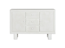 Buffet ALEXANDRA HOUSE LIVING em MDF branco, 120x38x80cm