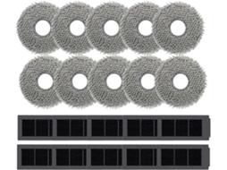 Filtro De Malha Grossa Para Coleta Pó Dos Aspiradores Ecovacs X5,
