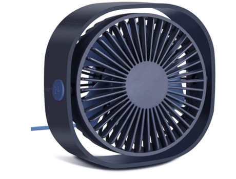 Mini Ventilador De Mesa Usb, Portátil, Vento Forte, 3 Velocidades, 360° Giratório, Silencioso Para Dormir, Gusshious Mdug