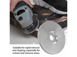 Disco Abrasivo De Carburo De Tungsteno Para Esmeril Angular, Forma Madera, Taladro 5/8 Pulgada, Herramienta Rotatoria De Grabado Y Lijado