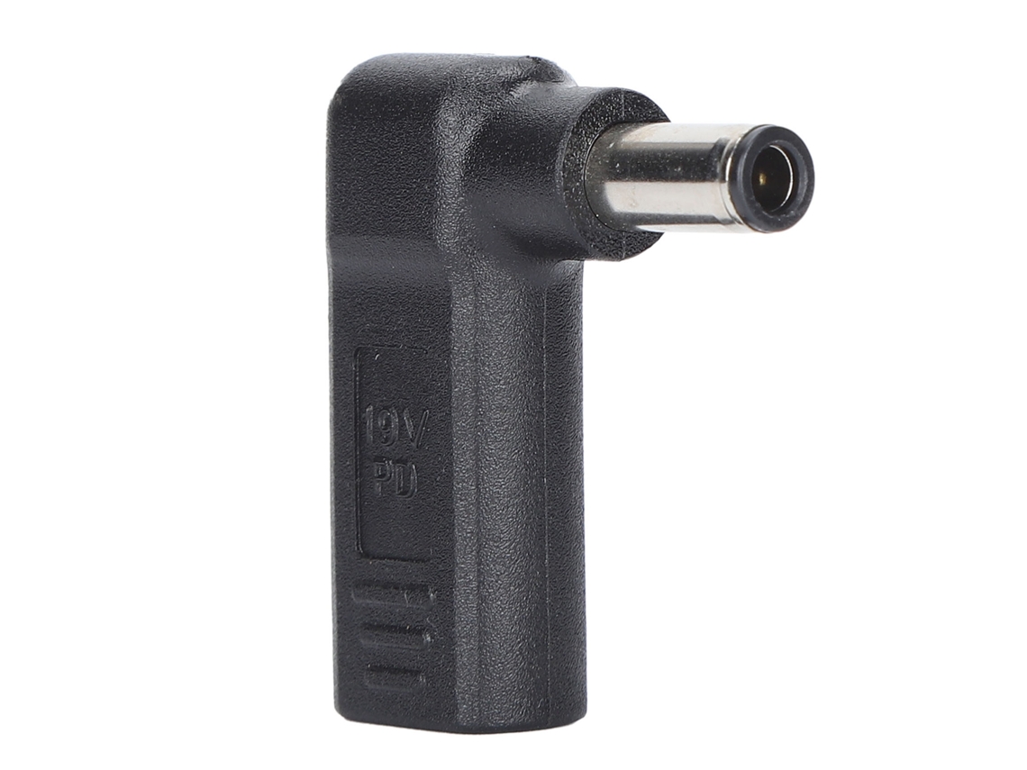 Adaptador Typec Para Dc Conector Pd De Ângulo Direito 6.0x0.6mm Dispositivo De Carregamento