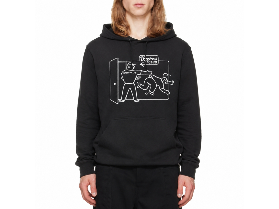 Rockinstone Happiness Club Hoodie Unique Designer Style