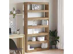 Vidaxl Gabinete De Livros 6 Níveis 100 X 30 X 198 Cm