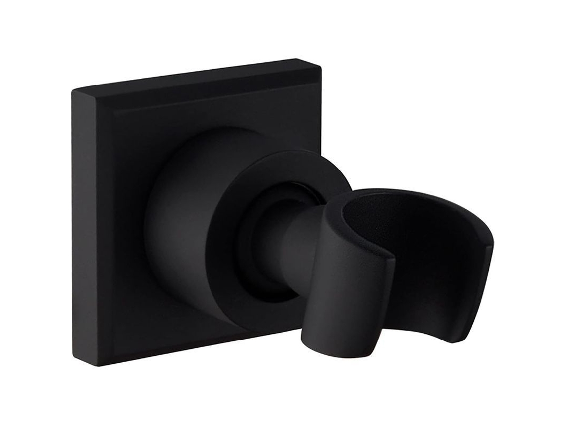 Soporte De Ducha Negro Acero Inoxidable Pared Ajustable 360° Rotación Para Ducha De Mano Moderno
