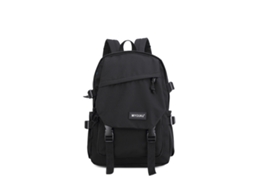 Mochila Escolar, Unissex, Infantil Para Lazer, Cor Preta